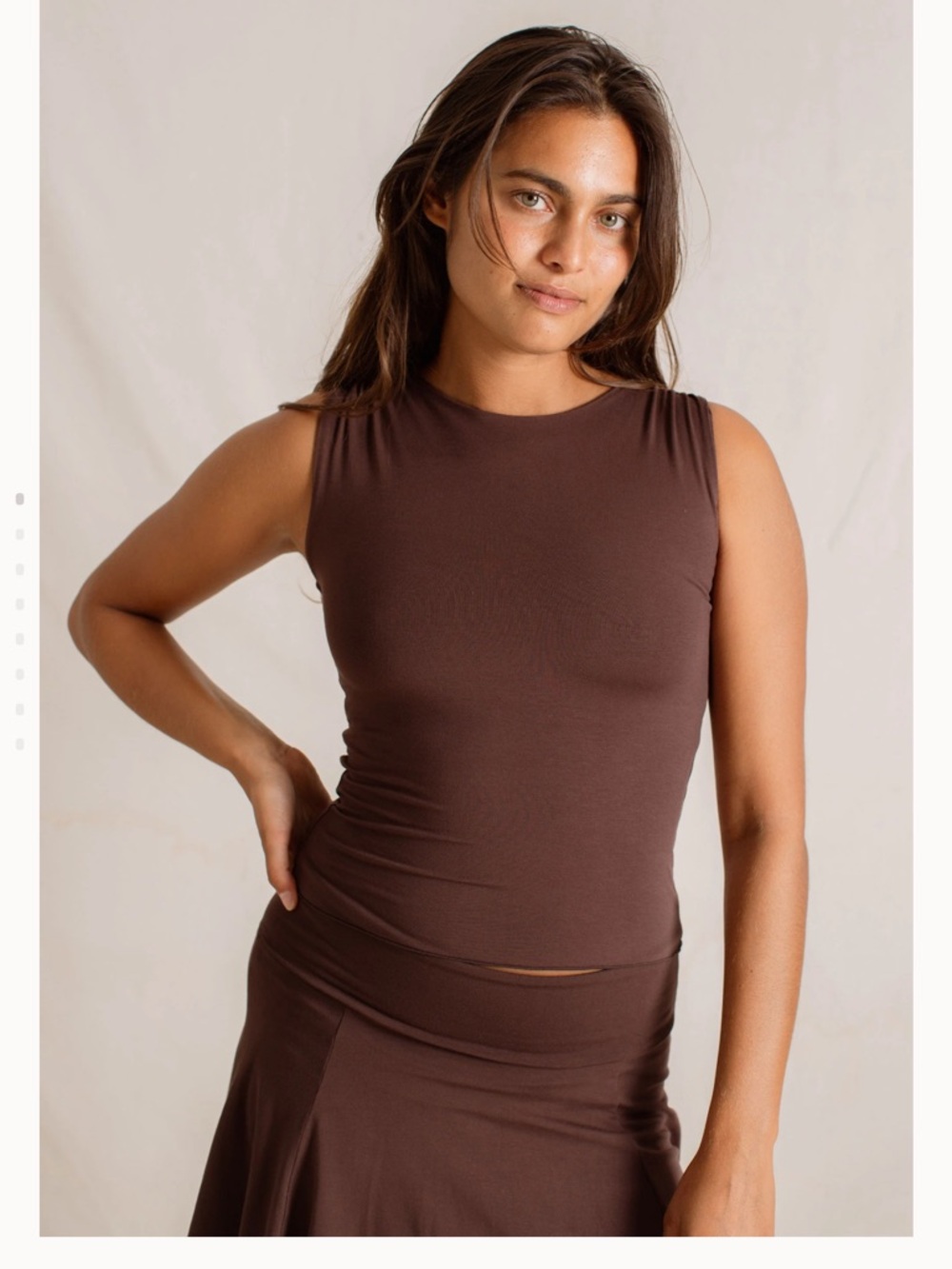 Indigo Luna Layla Tank in Carob